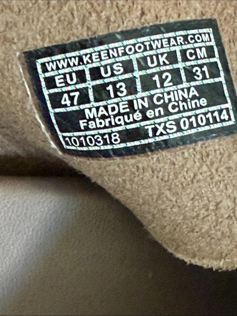 Keen excellent size